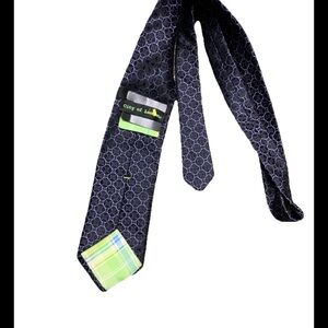 City of London 100% imported silk Navy Patterned mens Tie